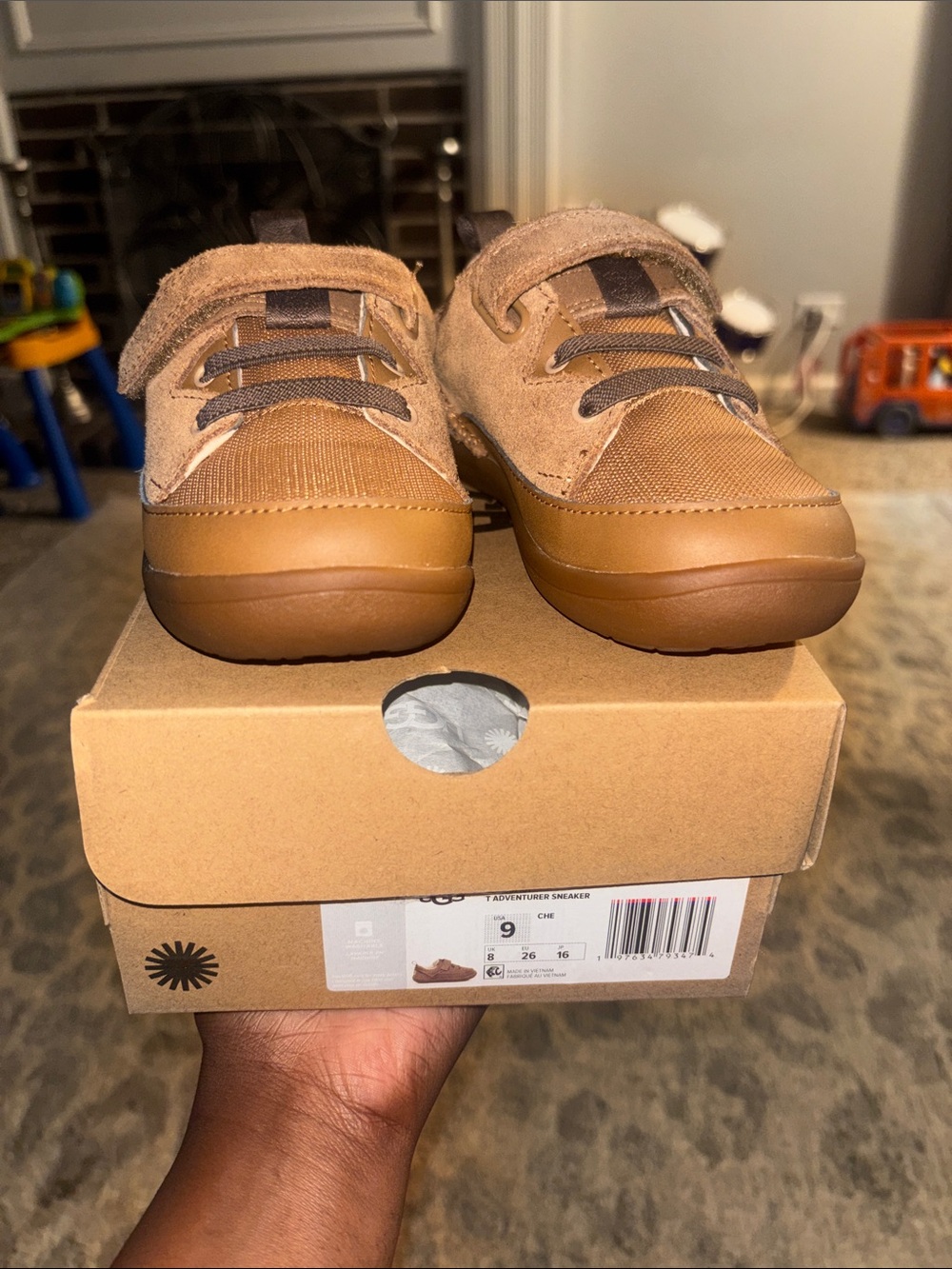 UGG Kids Tan/Brown Casual Sneakers